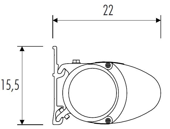 Awnings T.nove-b50-ceiling-mounted